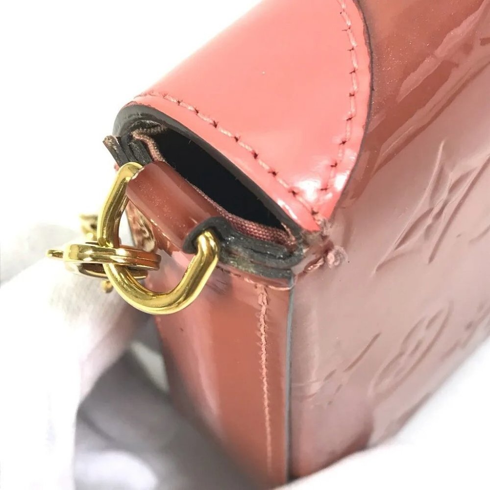 Auth LOUIS VUITTON M62767 MonogramVernis Pochette-Felicie Chain Long Wallet - Picture 8 of 16